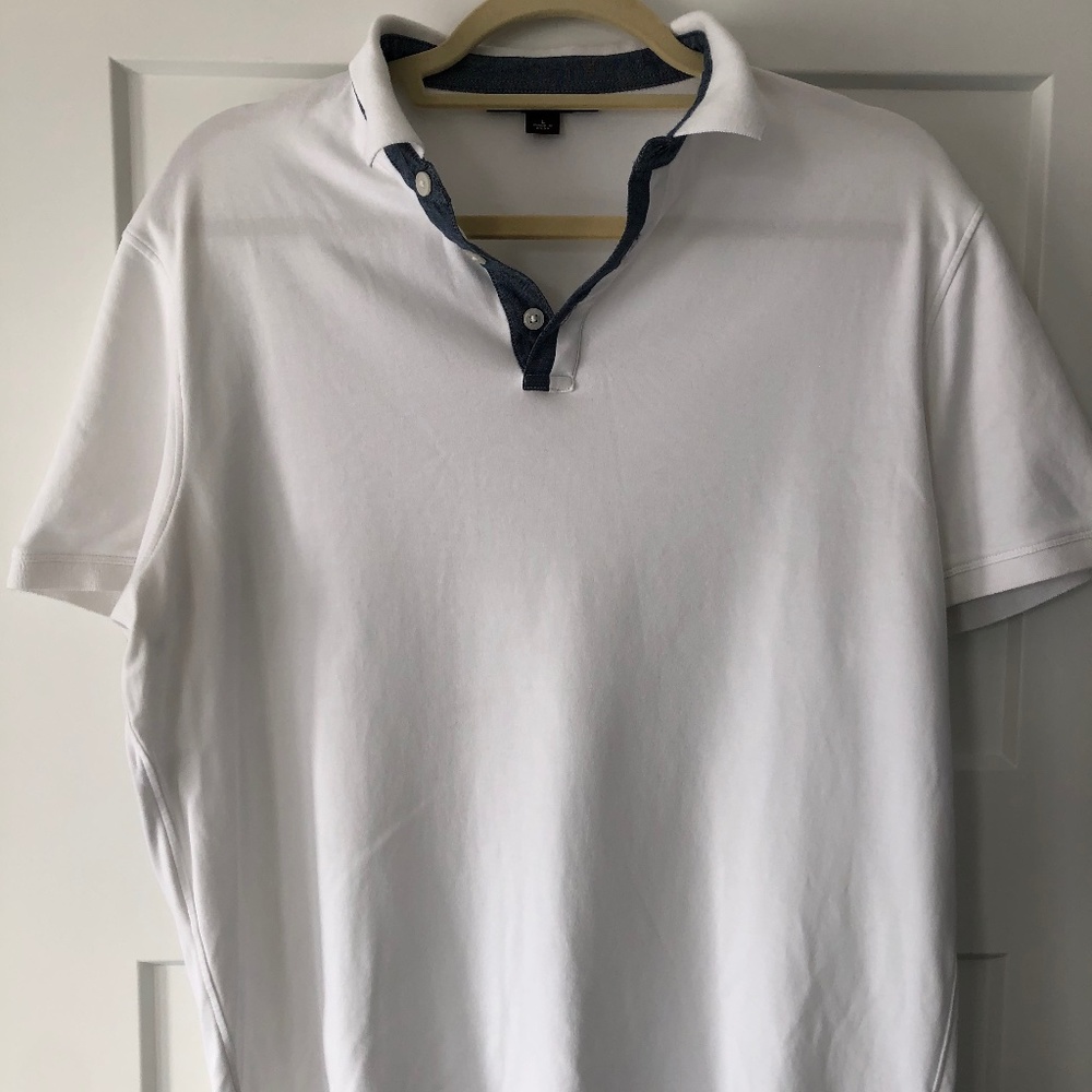 Men's Large, White, Michael Kors Polo
